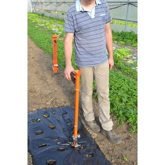 Saatstock PL1 – Hand-Sägerät für großkörniges Saatgut mit Tiefen- und Abstandseinstellung