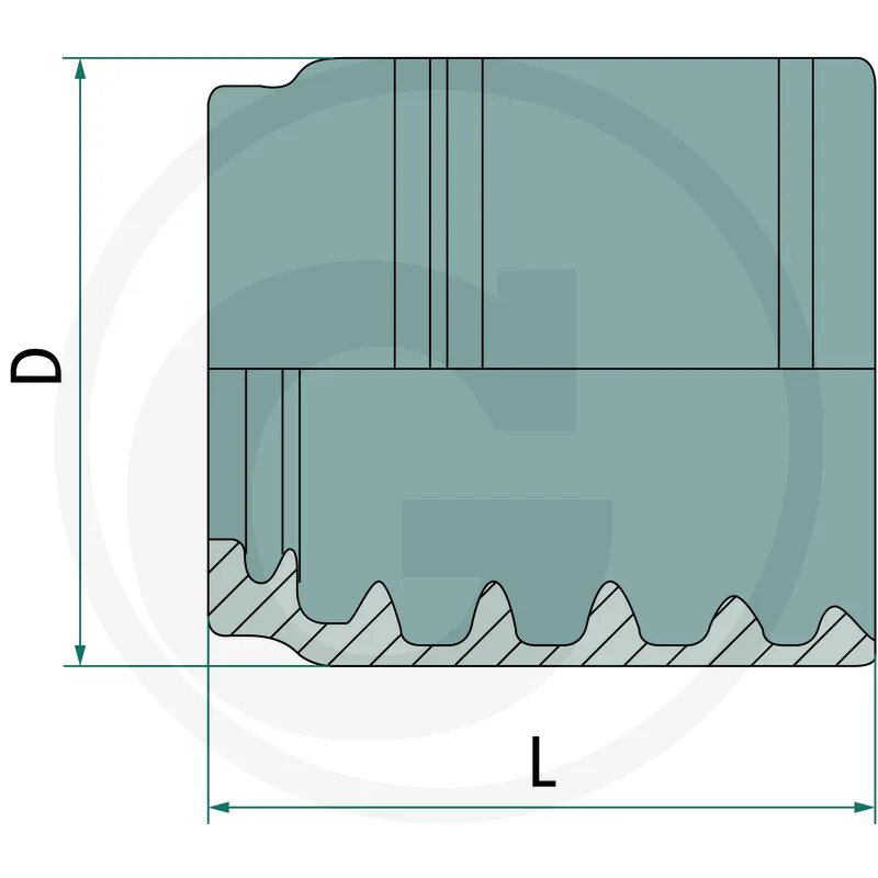 Dichtungsprofil, Abstreifer, Gummidichtung, Querschnitt, Technische Zeichnung