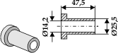 BL3547 Buchse Dm 25,5 für Bomford