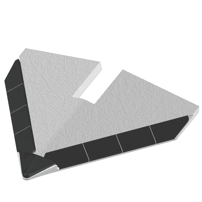 BL40891 Hackschar Type Carré - Breite 200mm