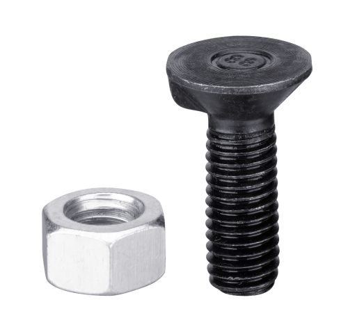 106548 bei Brander Pflugschraube DIN 604 M10x1,5x65 mit Sechskantmutter