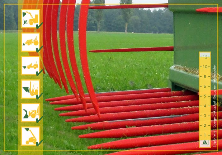 Bressel und Lade Stahlzinken