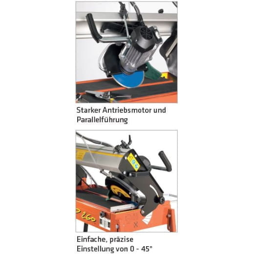 Tile cutting machine model VIP 2110