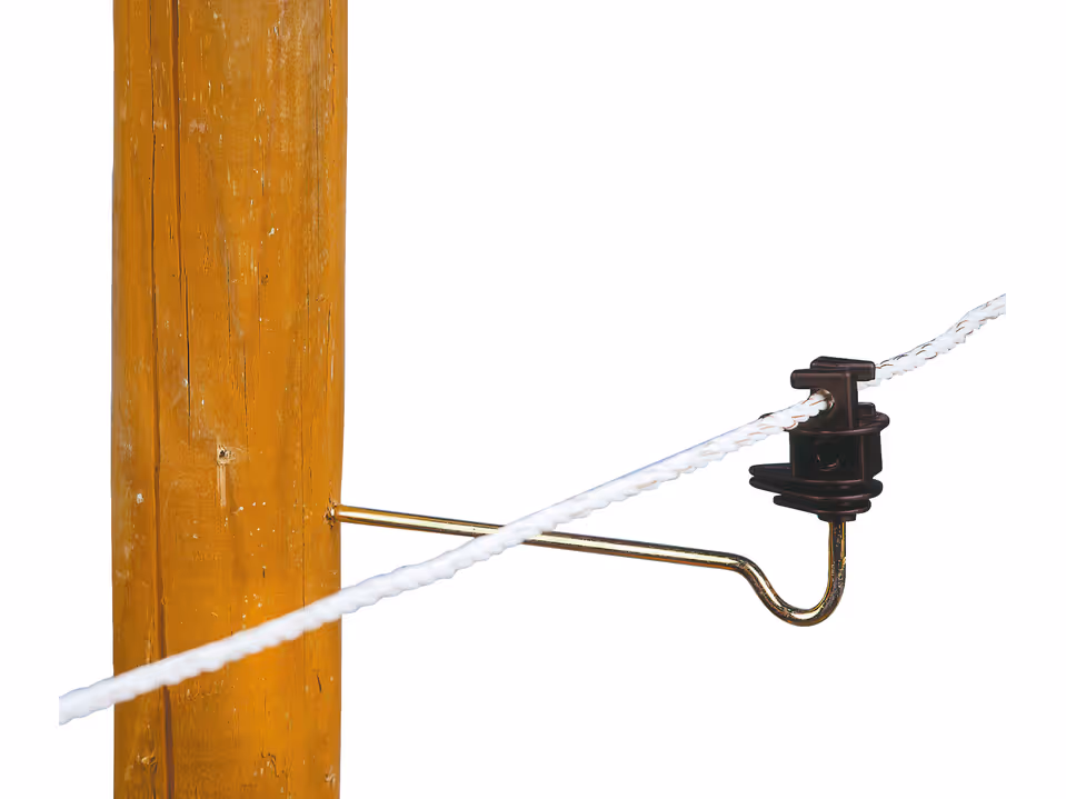 10x Langstiel-Seilisolator, 22 cm