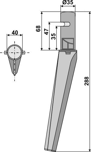 BL6166 Kreiseleggenzinken - passend zu Krone 4908400