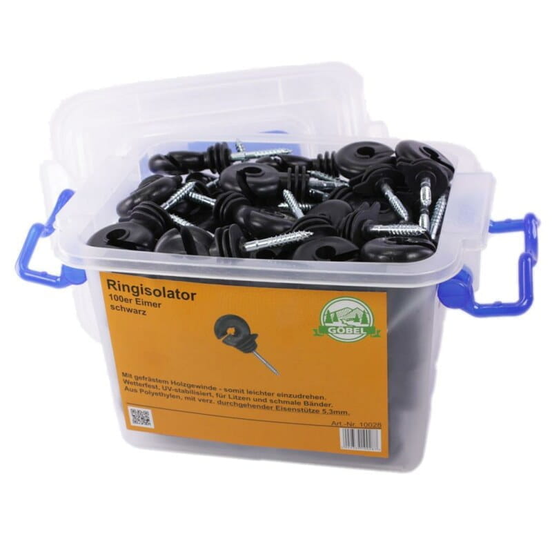10028 100x Ringisolatoren »S461« für Litze, Band