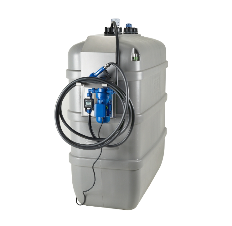 Pressol Kompaktanlage AdBlue® 2000 Liter – Doppelwandiger Profi-AdBlue Tank mit Pumpenplatte