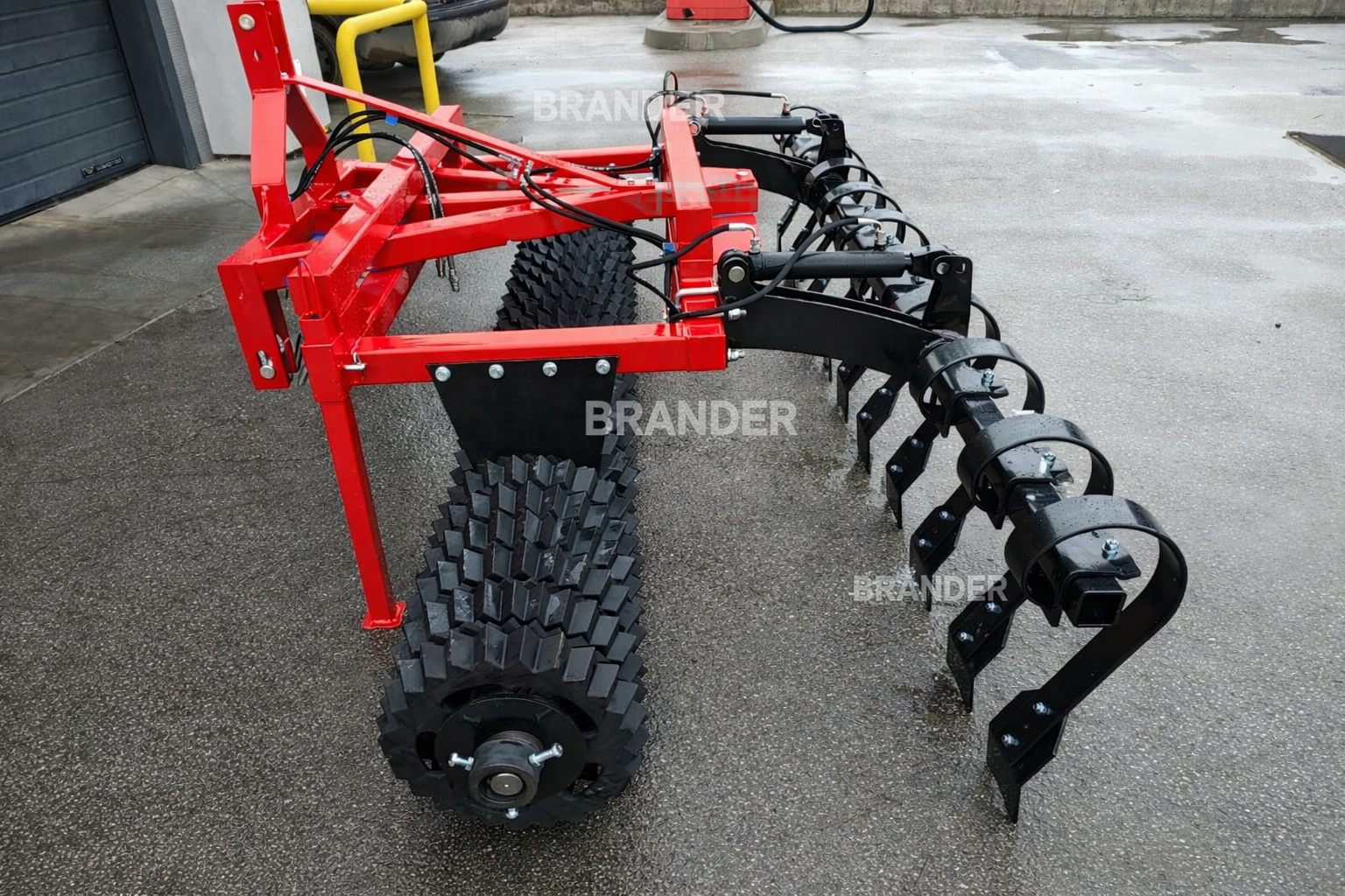 Front & Rear Prism Roller Universal 3.0 m – Professional Soil Cultivation with LED Lighting