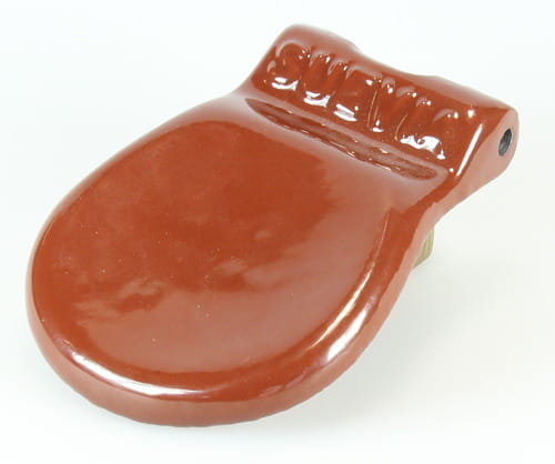 Suevia Ventilklappe emailliert mit Abstellvorrichtung