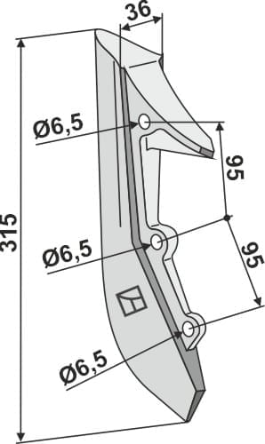 BL29367 Säschar - passend zu Kuhn BLA0091D / Nodet TBLA0091D