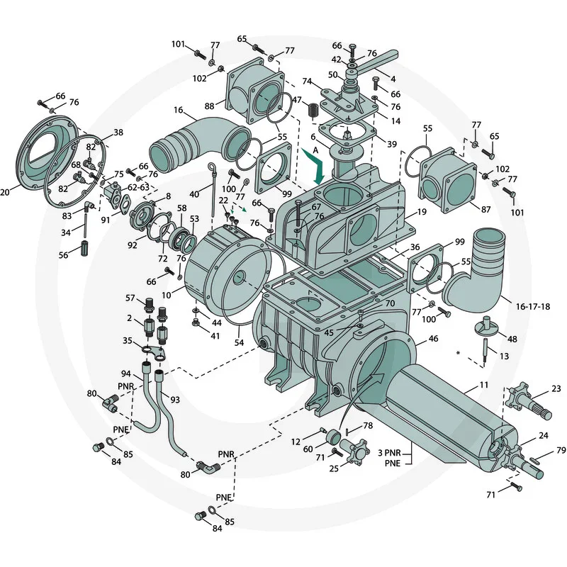 Jurop Halbfertig Rotor
