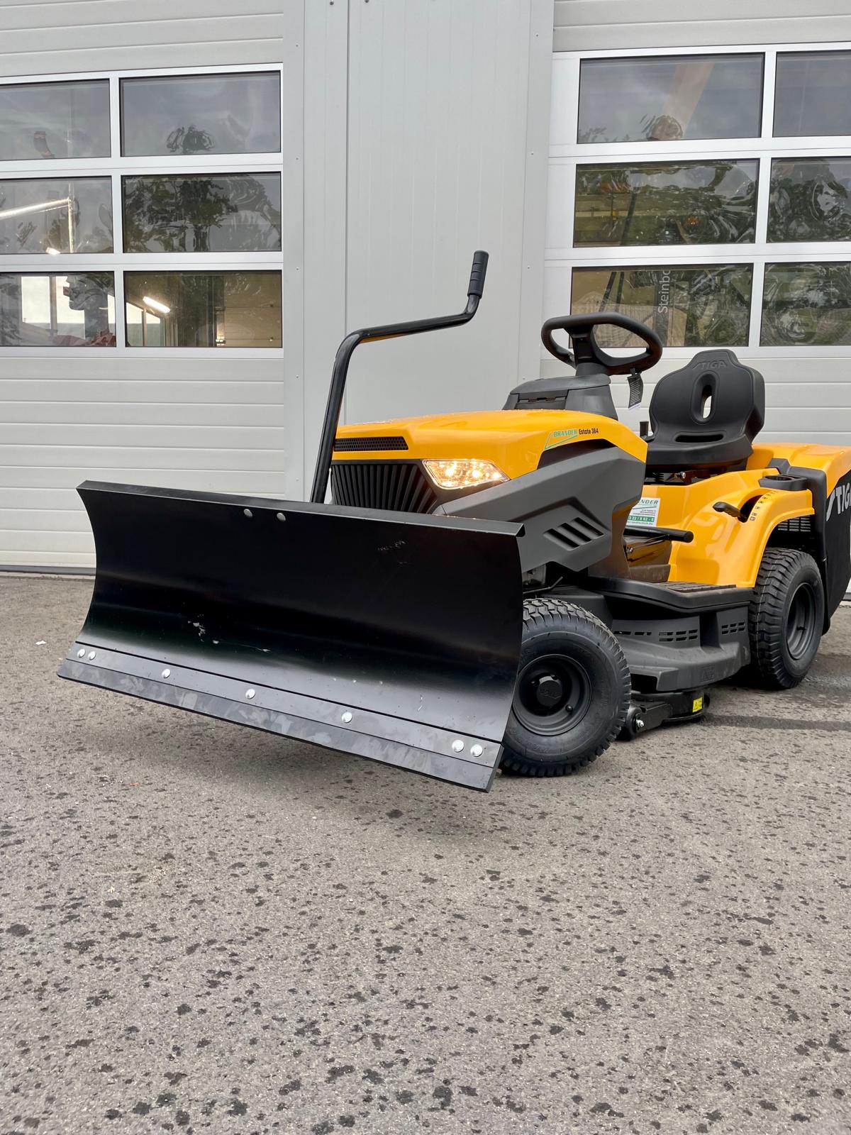 WINTERPAKET - Rasentraktor Stiga Estate 384 mit Schneeschild 107cm