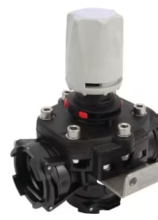 ARAG Manual pressure relief valve series 475 with diaphragm, plug connection T6F