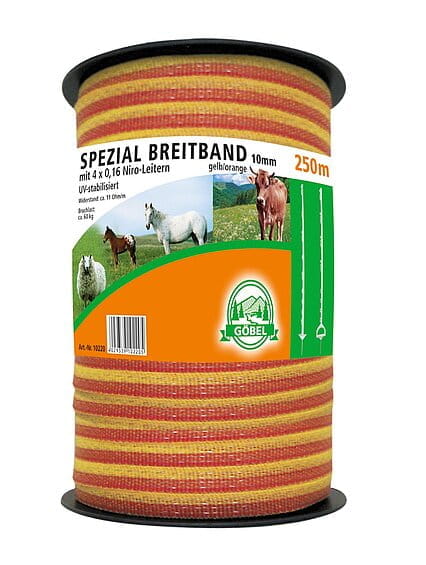 10220 Weidezaunband Breitband 10mm - 250m