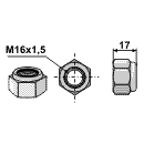 BL3118 51-MU16-1 Sechskantmutter selbstsichernd