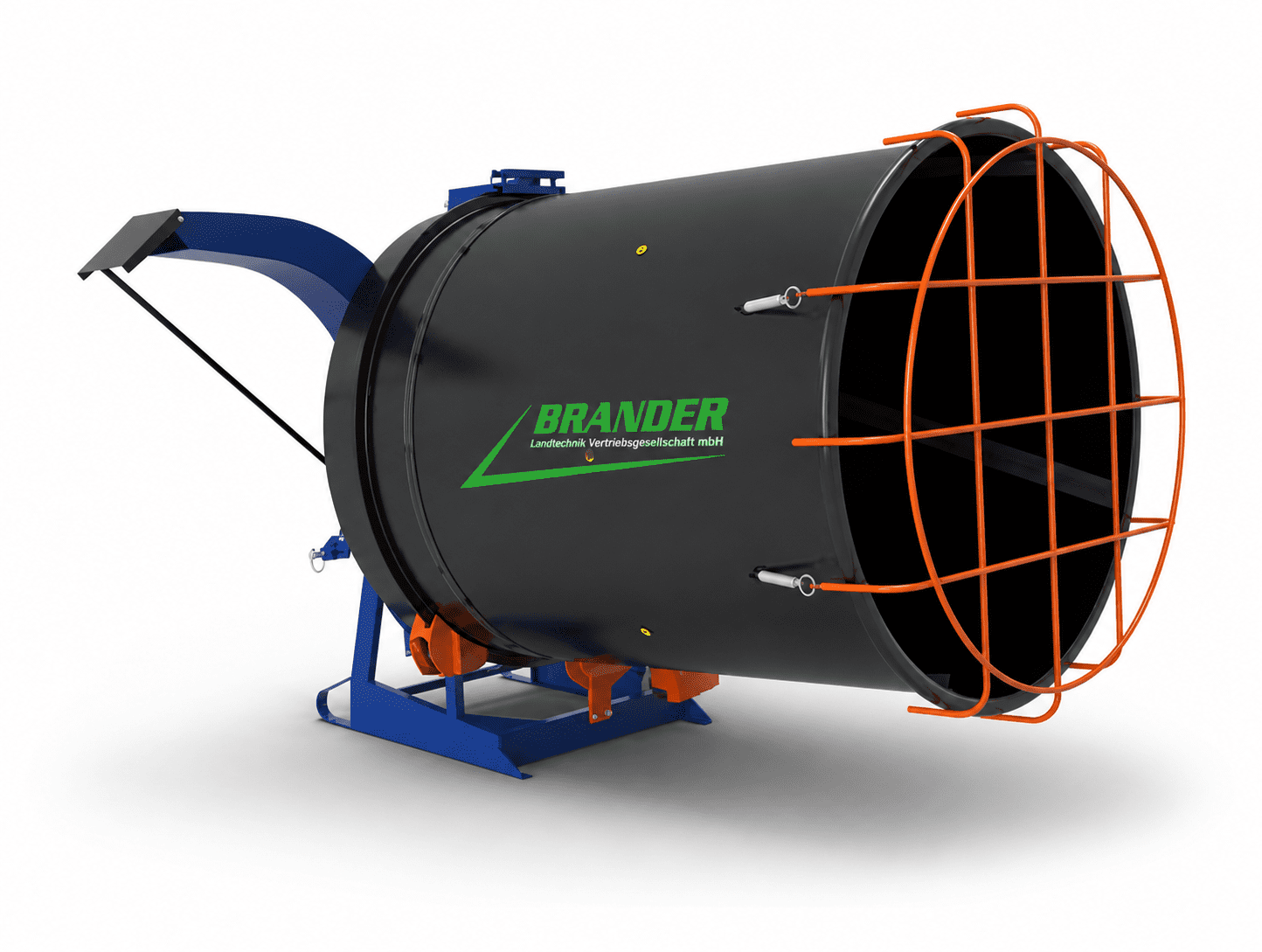 Strohmühle für Ballen Zapfwelle 2,5 t/h – Hochleistungs Ballenzerkleinerer PTO
