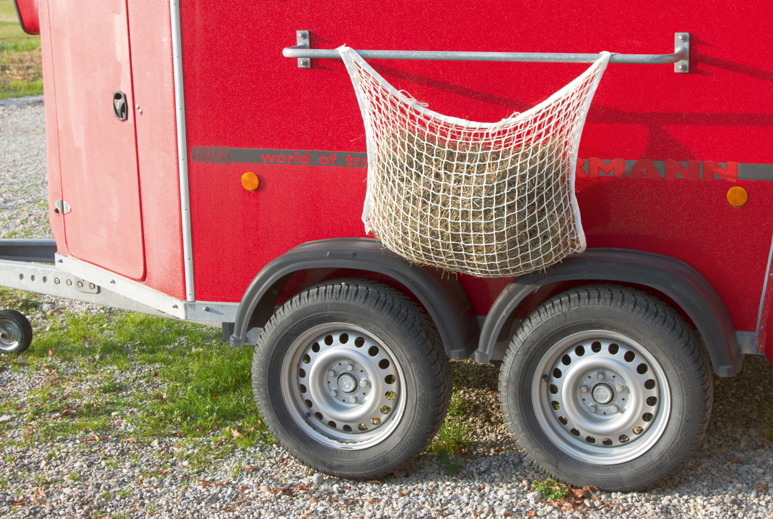 Heunetz für Ponys & Anhänger 3x3 cm –  90 x 60 cm, Slow Feeding