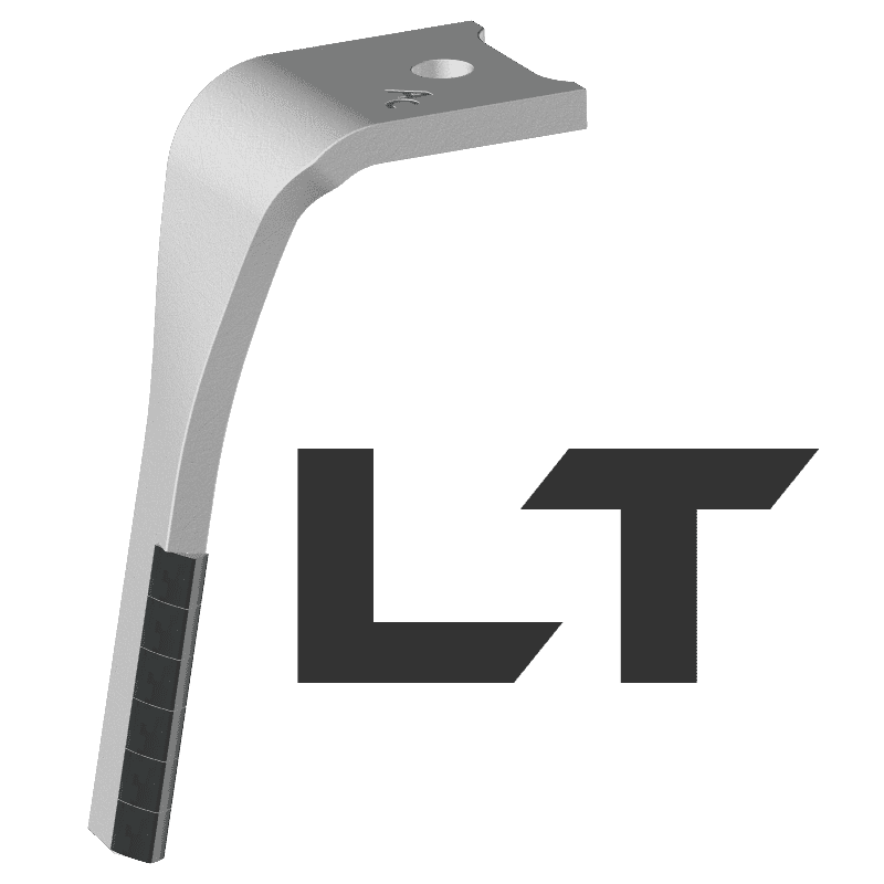 Rotary harrow tines LT suitable for Pottinger 0087340225 L