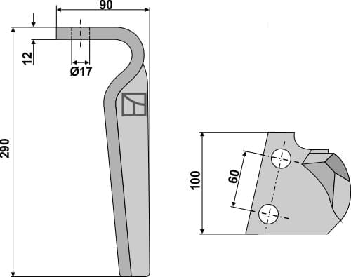 BL6023 Kreiseleggenzinken L - passend zu Feraboli 7U00032