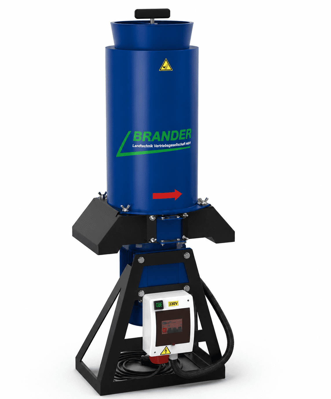 Universal Zerkleinerer 230V – Strohhäcksler & Getreidemühle bis 500 kg/h