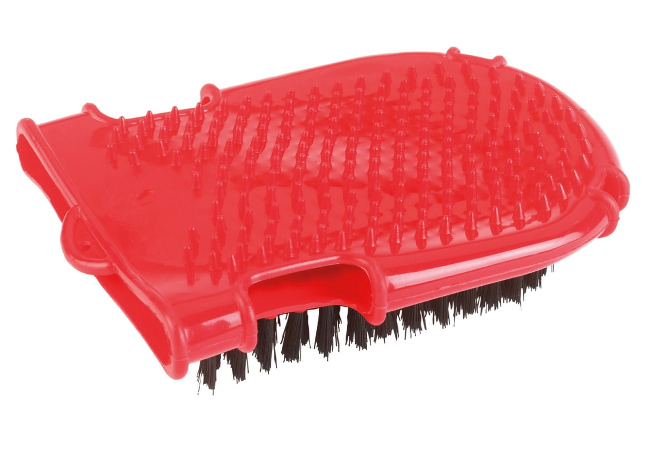 Putzhandschuh | Noppen und Bürste