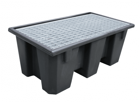 EMP Auffangwanne für 2 Fässer -  220 Liter - unterfahrbar