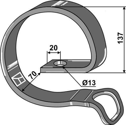 BL1.300821 Verstärkungsfeder für Großfederzinken