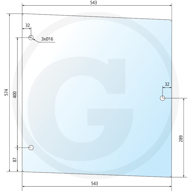 Side window, right and left - suitable for Fritzmeier Europa III / IV 9202