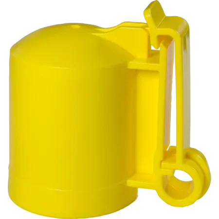 Patura Kappen-Isolator für T-Pfosten | gelb, 10 Stück