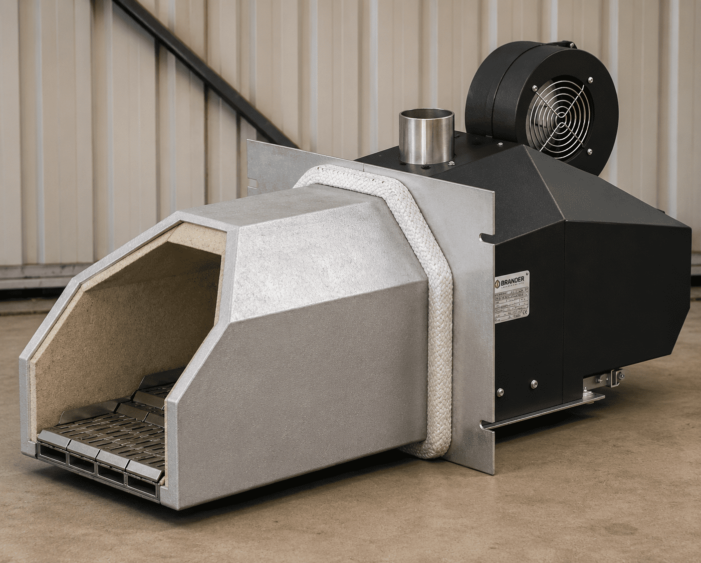 Pelletbrenner PRO 250 kW – Industrieller Hochleistungs Pelletbrenner mit 98 % Wirkungsgrad