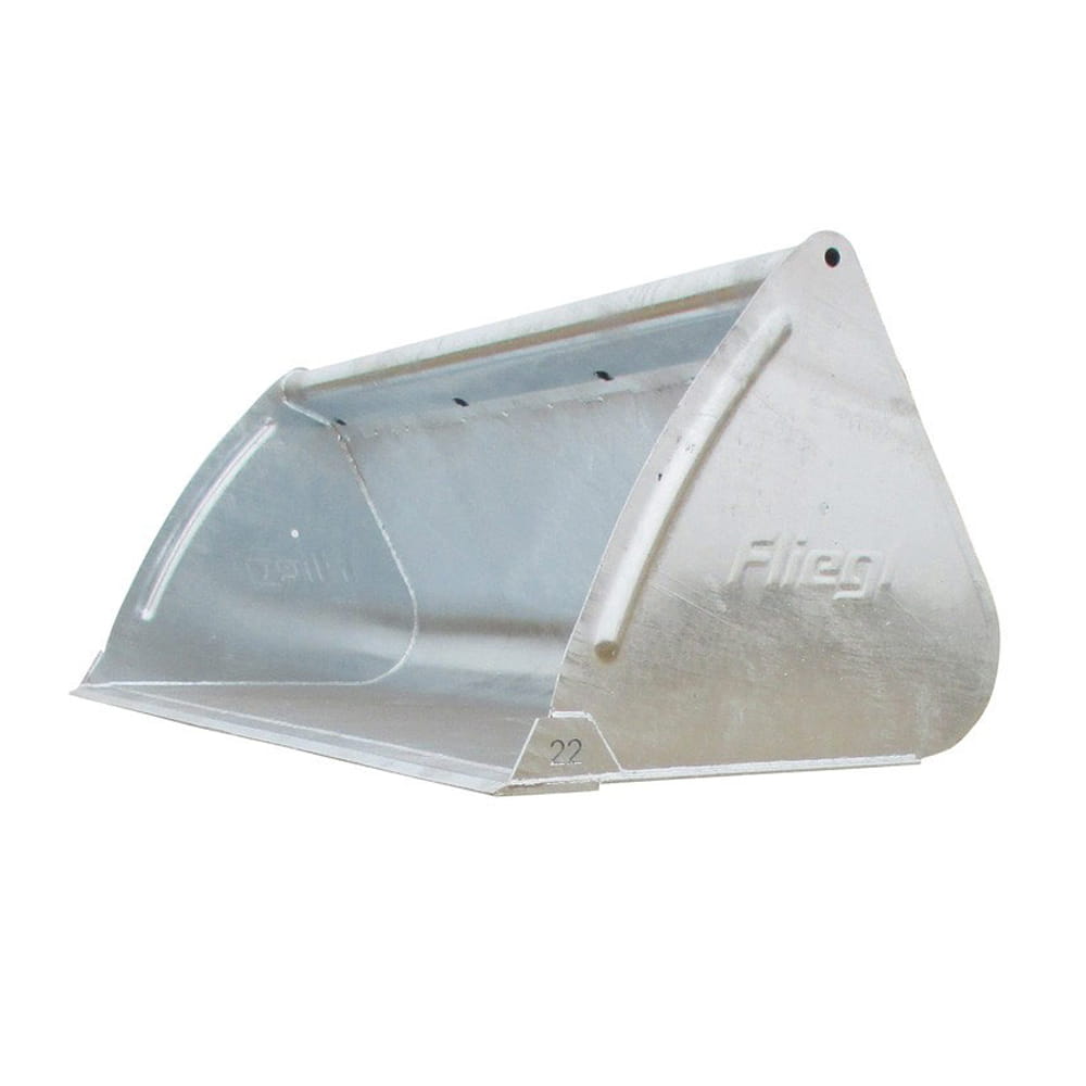 Fliegl heavy-duty bucket, galvanized – for wheel loaders & telescopic loaders | robust & durable