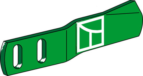 BL30839 Streichblech-Verlängerung L - passend zu Kverneland KK063388