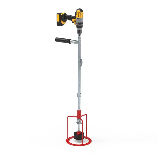 Perforiergerät für Hanfmulch Komplettset | Profi-Lochstanzer inkl. DeWalt Akku & Aufsätze
