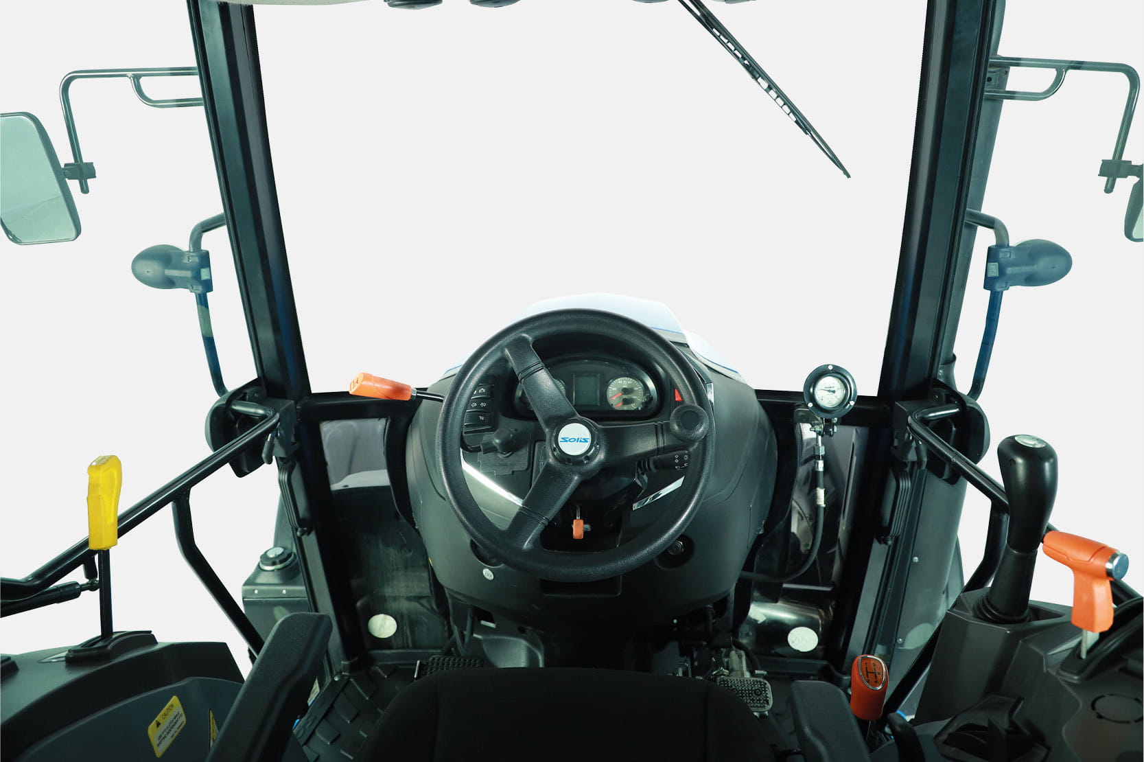 Tracteur Solis 75 Stage V avec cabine – 75 ch, transmission intégrale, boîte de vitesses 20+20