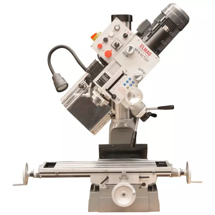 ELMAG Milling and Drilling Machine 40 mm – Precision & Performance | Oil Bath Gearbox | Elmag Start Up Service