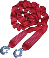 Auto-Abschleppseil 4000 kg Polypropylen elastisch Schwerlasthaken/Haken Länge 400 cm