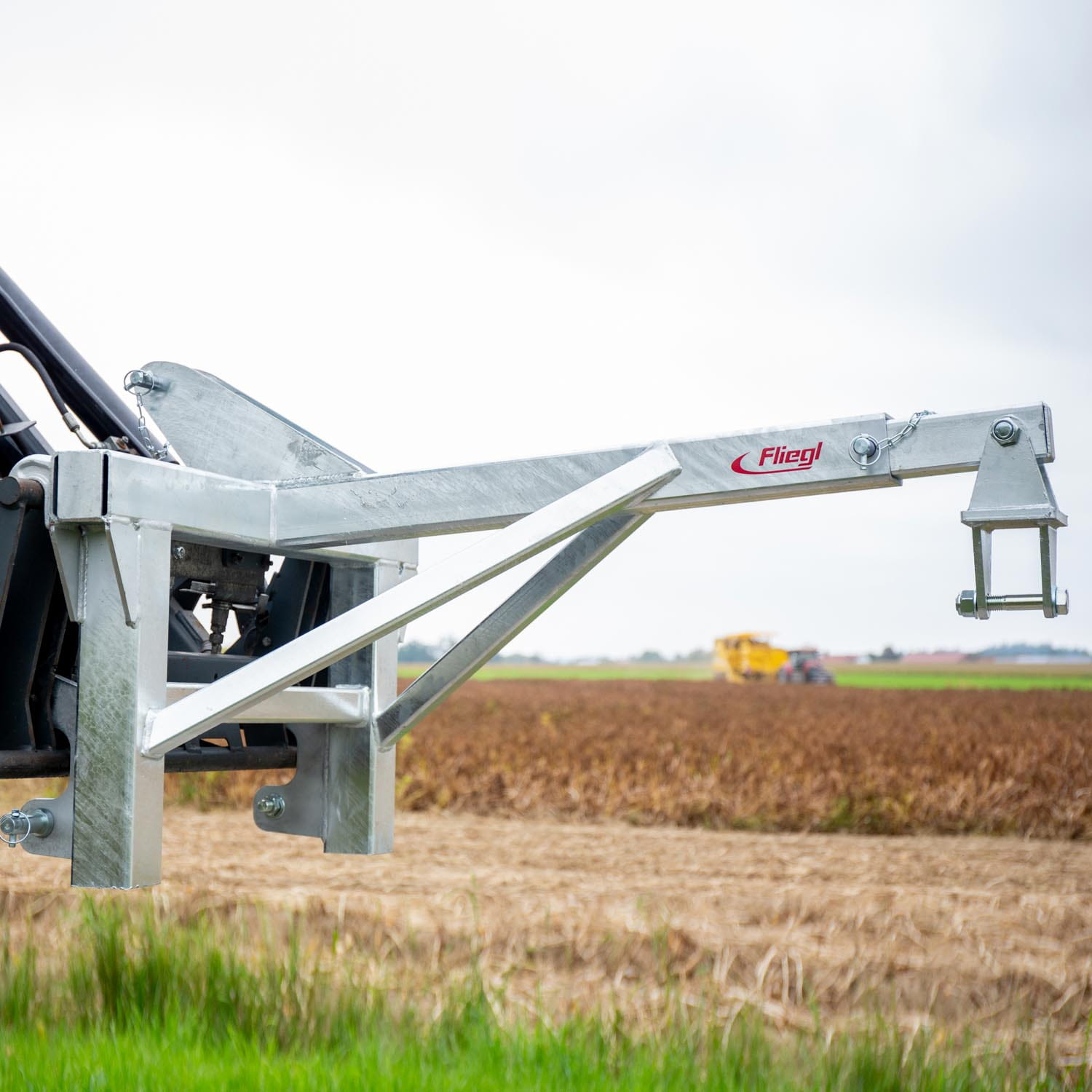 Fliegl Lasthakenverlängerung Euronorm- & Dreipunktaufnahme Kat. 2 | 1500 kg Tragkraft | verzinkt & 4-fach verstellbar