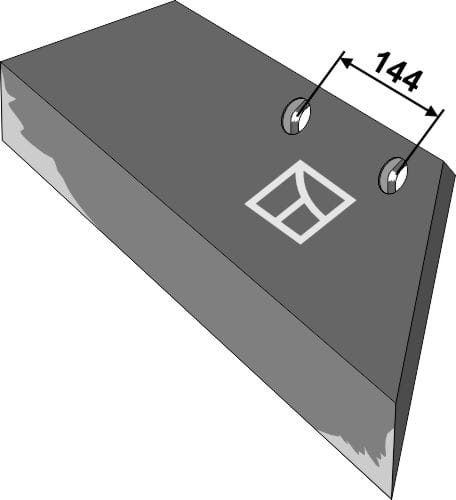 Wechselspitzenschar 14'' rechts - passend zu Agrolux FC, Överum UC, Massey Ferguson FC