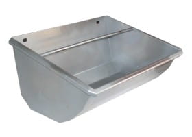 HAASE Schweine Futtertrog Edelstahl - 20L