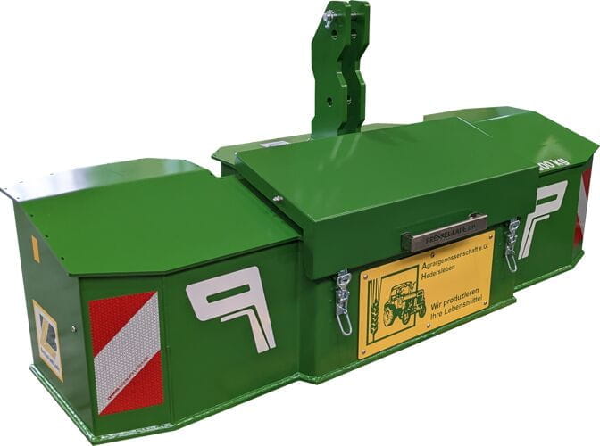 Bressel and Lade front weight L/XL with storage compartment