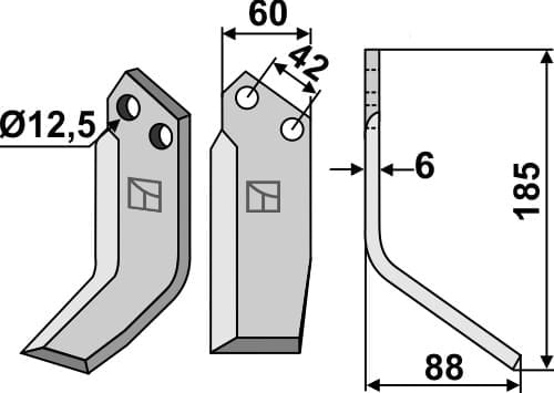 BL5728 Fräsmesser PAS-04R