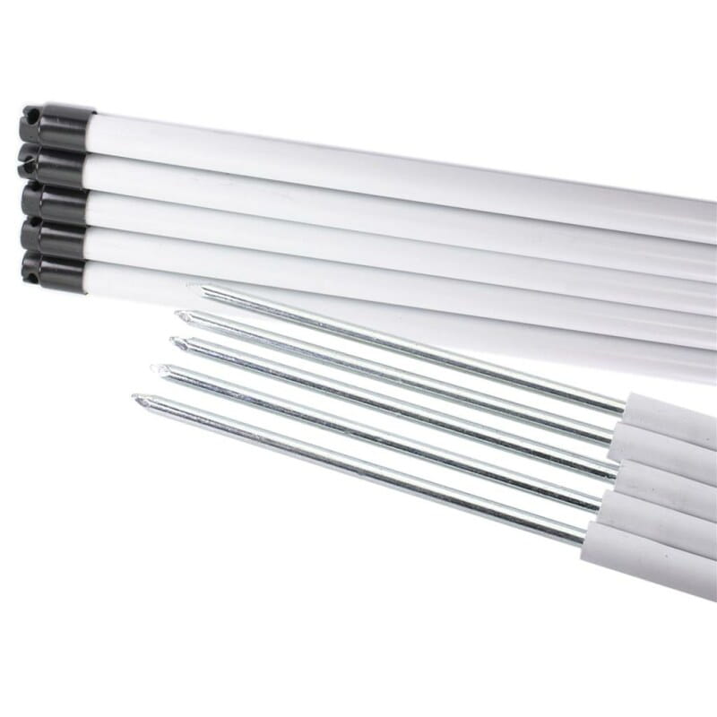 10x Weidezaunpfähle 85cm - Weidezaun 19mm