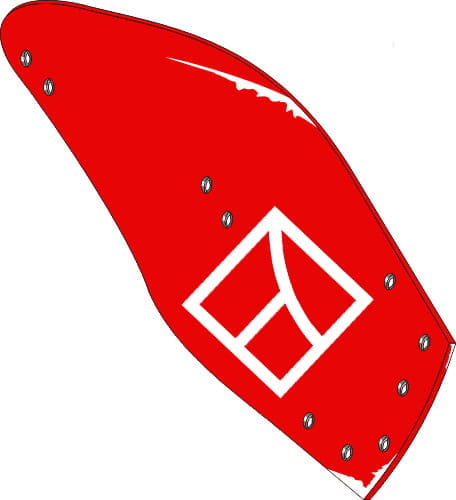 BL30816 Streichblech-Hinterteil 14“-18“ R - passend zu Kverneland KK07328694