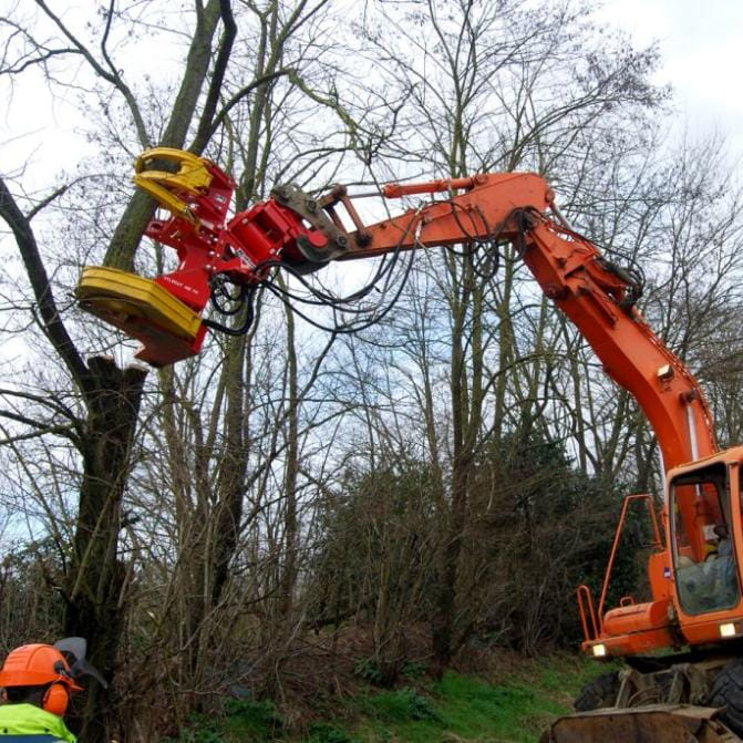 Rabaud tree cutter for excavators - XYLOCUT PE