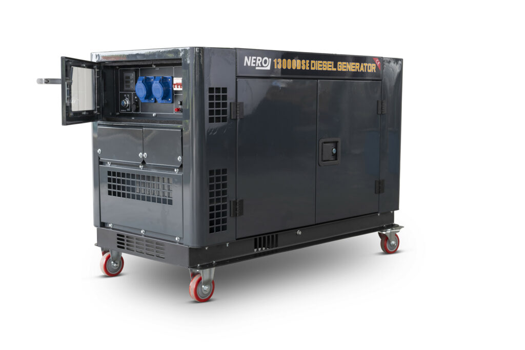 Dieselgenerator, Tragbarer Generator, Nero Diesel Generator, Dieselmotor, Rollwagen