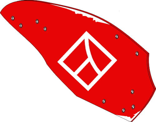 BL30812 Streichblech-Hinterteil 14“-18“ R - passend zu Kverneland KK063283