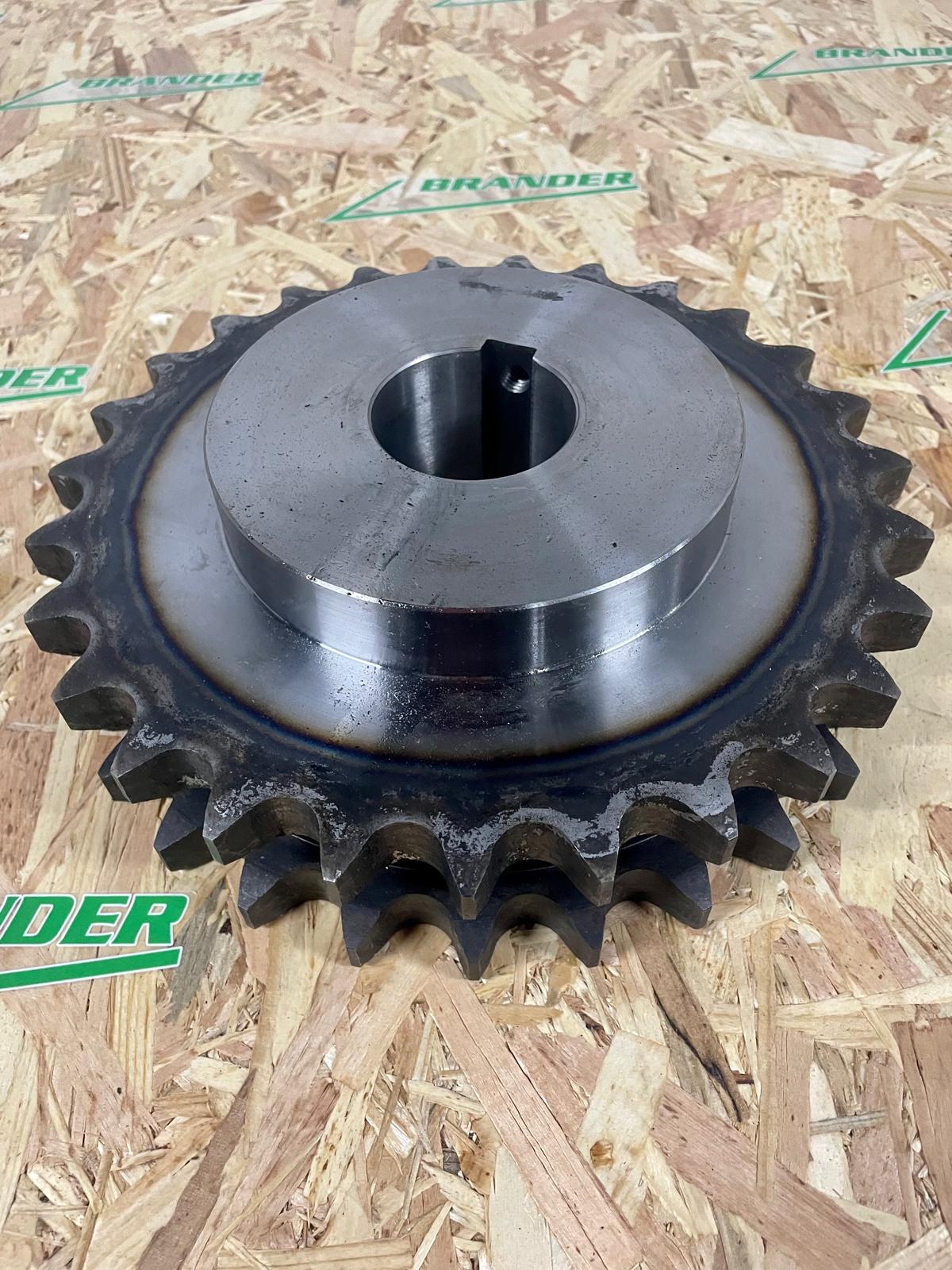 E043533 TEBBE Kettenrad 27 Z, 1", DUPLEX, Ø50, NUT 14 - 50708