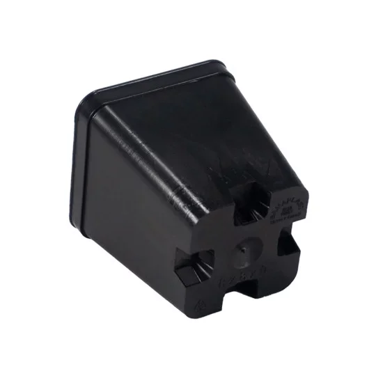 400x Quadratischer Baumschul-Topf 8x8x9 cm Spritzguss 0,5L – wiederverwendbarer Pflanztopf für Jungpflanzen, Gemüse & Kräuter