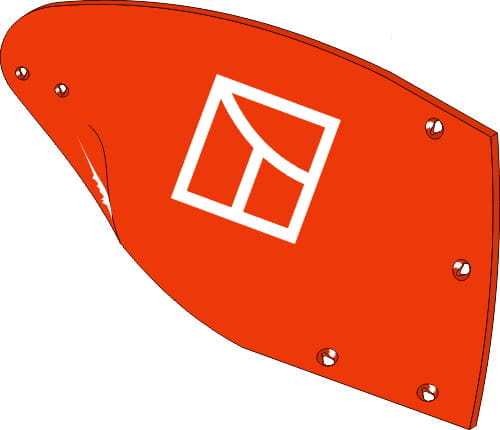 BL32157 Streichblech-Hinterteil R - passend zu Niemeyer 200052