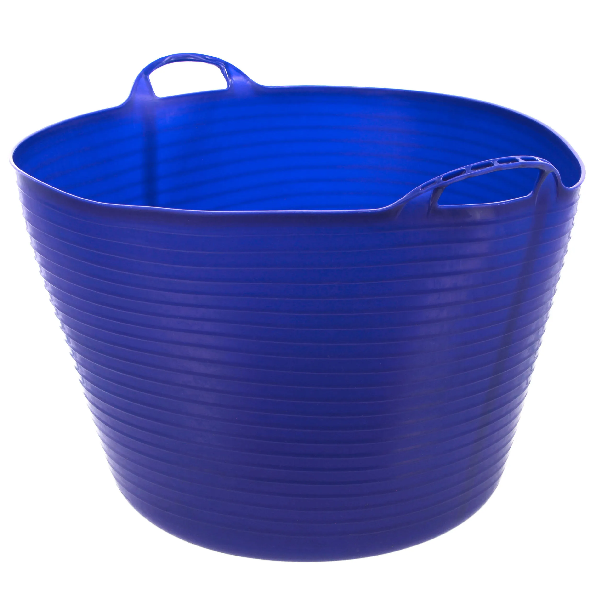 Flexibler Trog FlexBag 60L – Extra großer robuster Kunststoffkorb mit Griffen für Stall, Garten & Transport